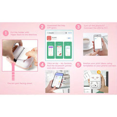 Cute HD Photo Printer Mini Drucker